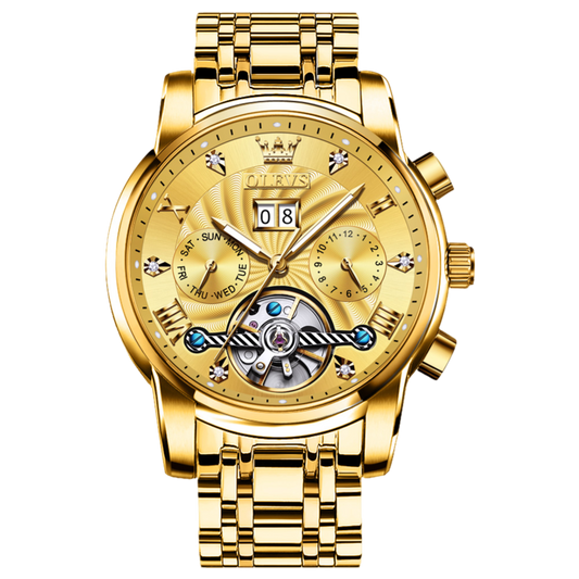 Olevs Tourbillon Automatic Style Watch