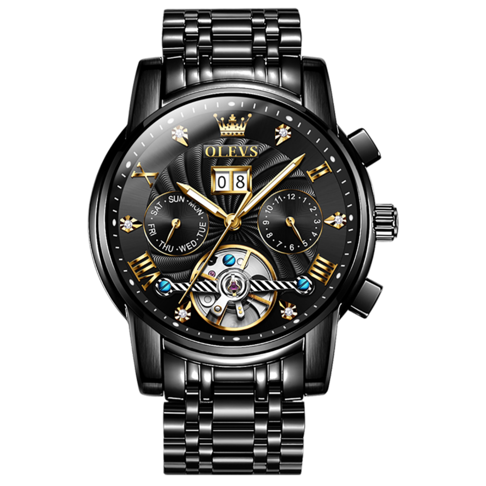 Olevs Tourbillon Automatic Style Watch