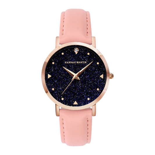 Hannah Martin Galaxious Women Leather Quartz Watch