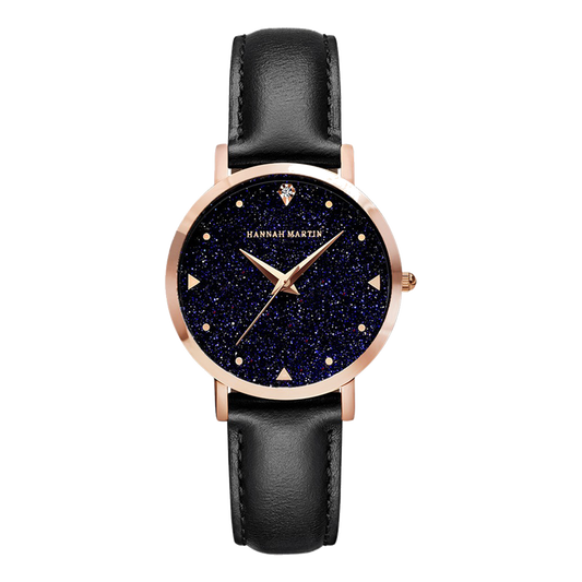 Hannah Martin Galaxious Women Leather Quartz Watch