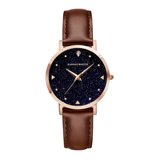 Hannah Martin Galaxious Women Leather Quartz Watch