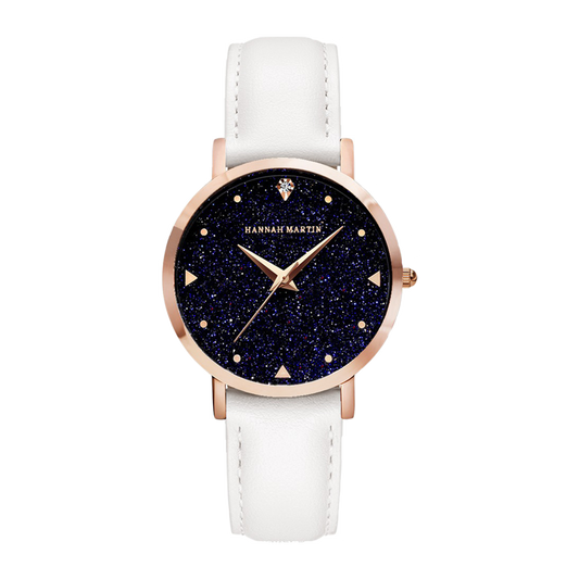 Hannah Martin Galaxious Women Leather Quartz Watch