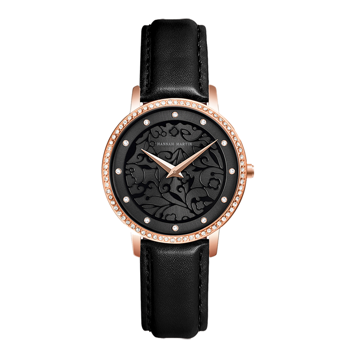 Hannah Martin Fiore Black Women Quartz Watch