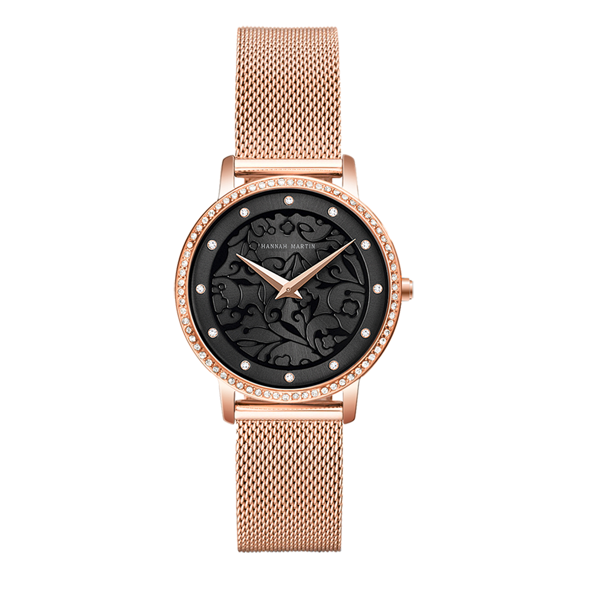 Hannah Martin Fiore Black Women Quartz Watch