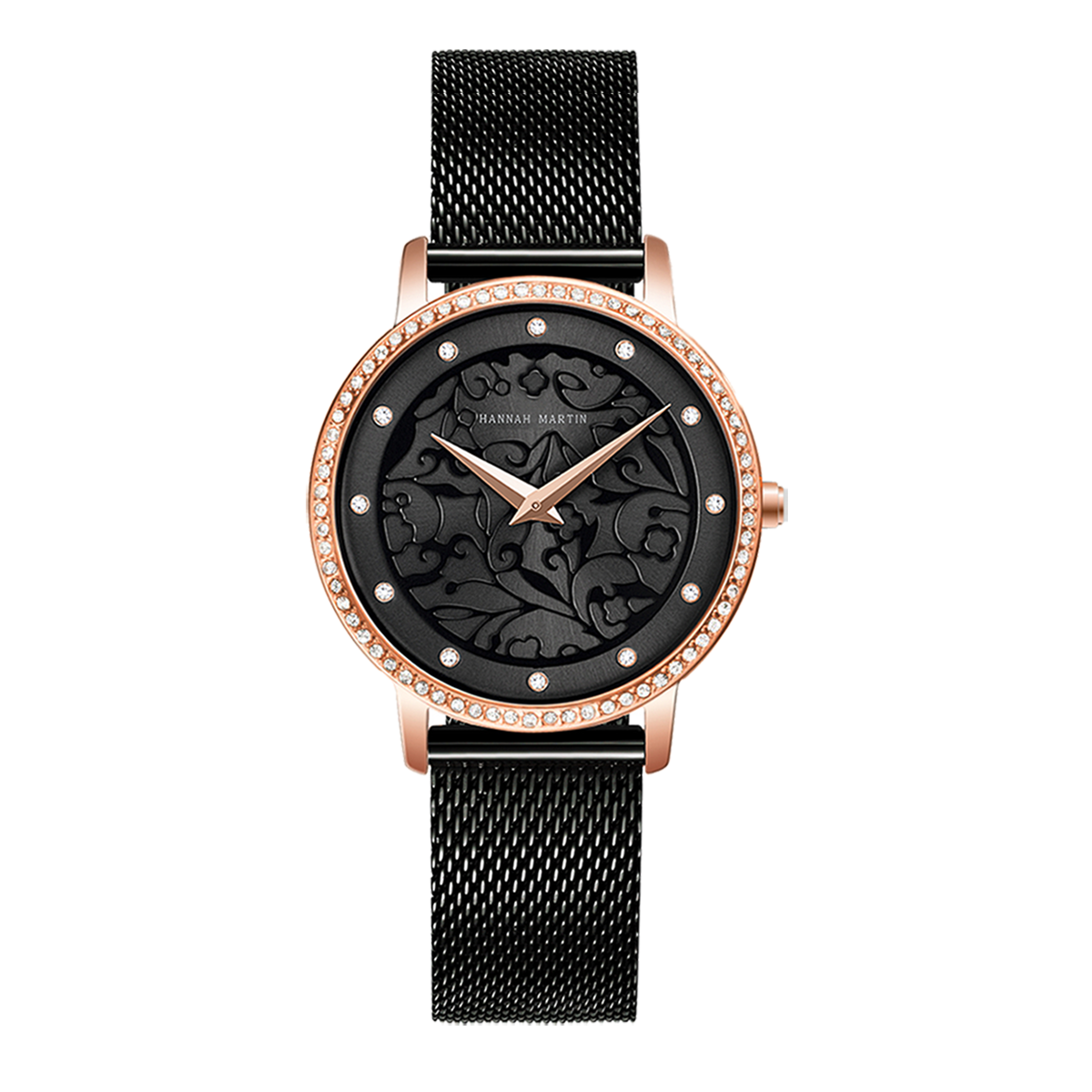 Hannah Martin Fiore Black Women Quartz Watch