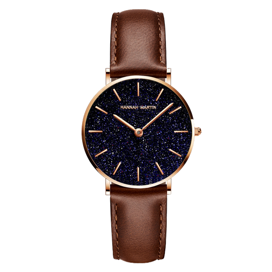 Hannah Martin Galaxious Women Leather Quartz Watch